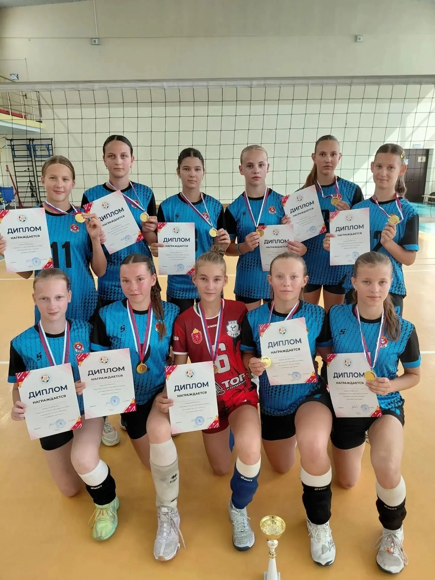 Тульские волейболистки завоевали золото первенства в Липецке 🏐