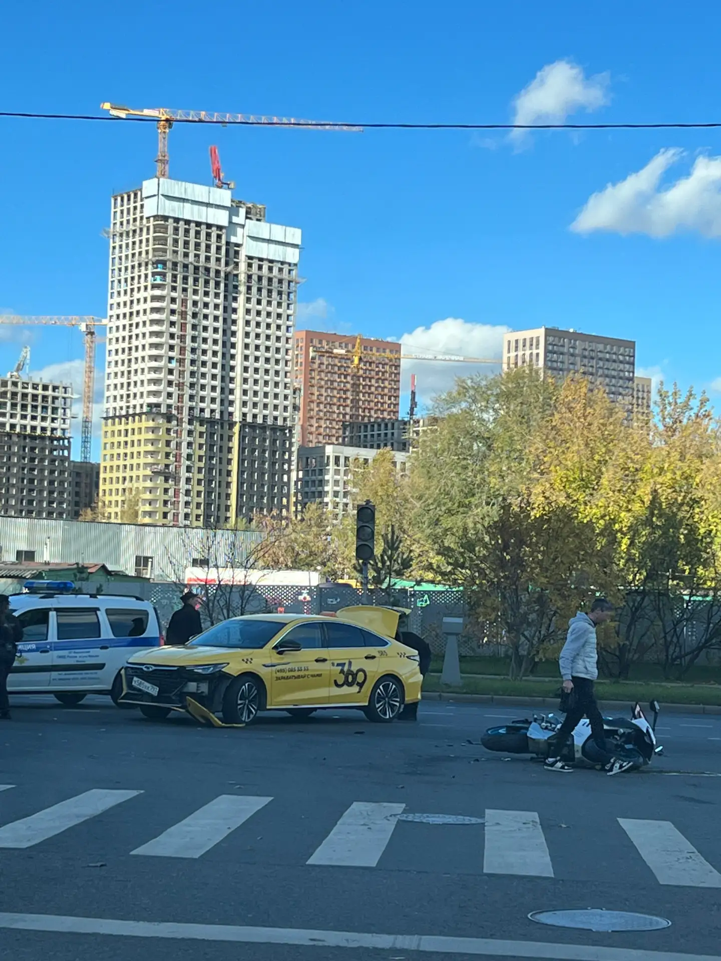 Авария на улице Перерва.
