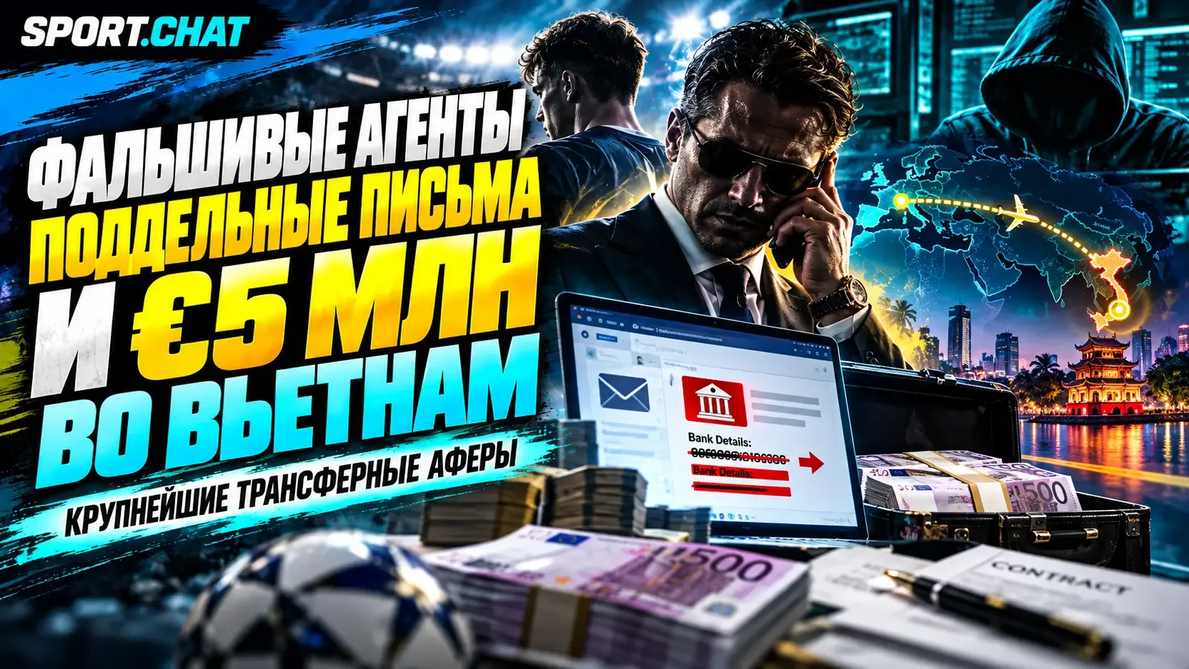 Фальшивые агенты, поддельные письма и €5 млн во Вьетнам: крупнейшие трансферные аферы