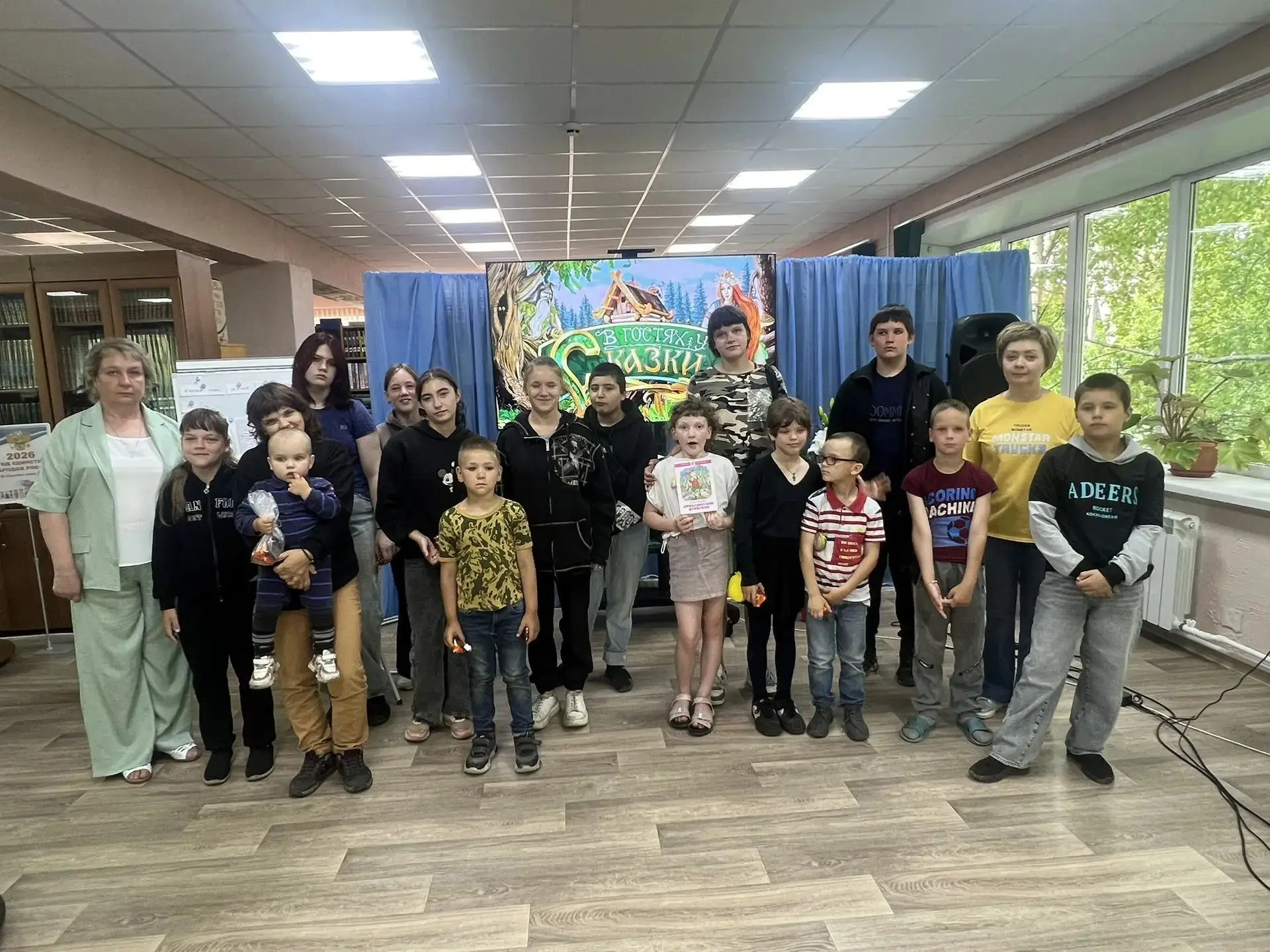 #ЛетоСбиблиотекой!
ХОРОВОД ЛЮБИМЫХ СКАЗОК

6 июля в Заволжской библиотеке прошел игровой квест «Хоро