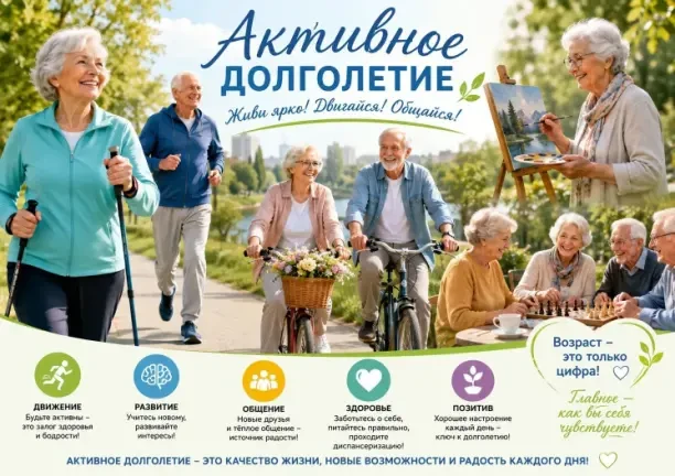 «Активное долголетие»: более 4,5 тысяч жителей региона присоединились к программе с нач...