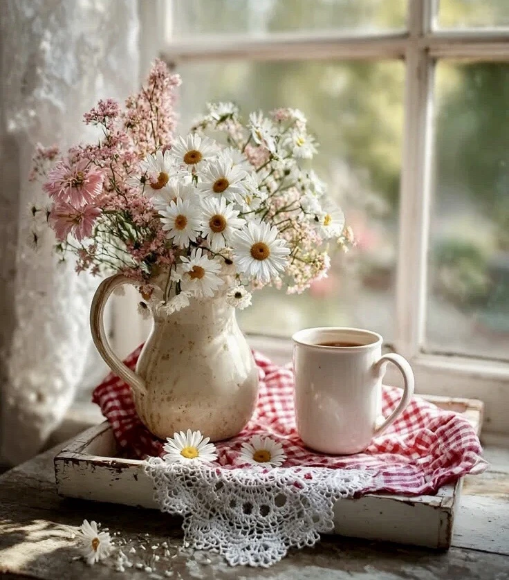 С первым добрым утром августа! 🍃🌸☕️🌸🍃

Пусть август подарит уют, спокойствие, новые маленькие ра