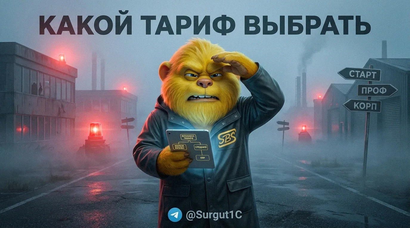 ⚡ Выбираете тариф для 1С? Узнайте, какой именно вам подходит!