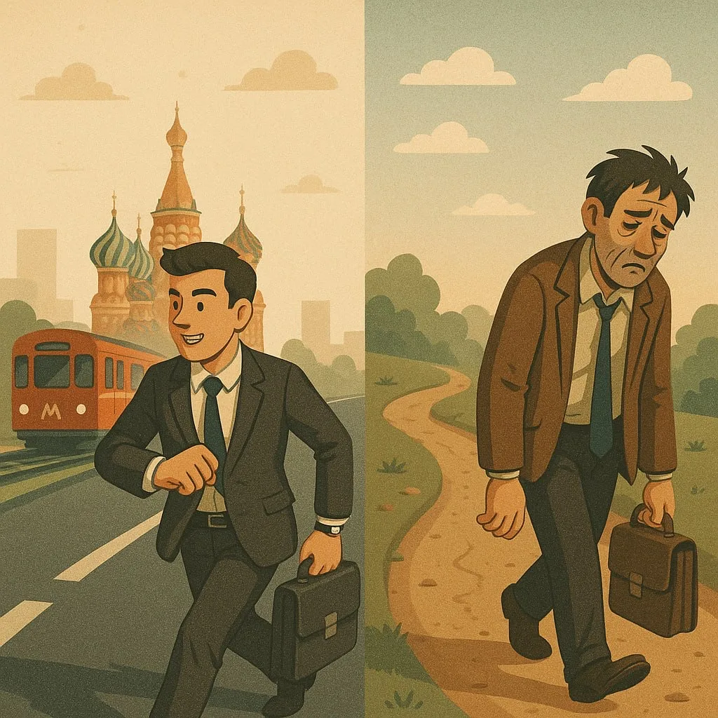 🚇 Важнейший параметр Москвы, о котором молчат

(и почему “Новая Москва” — часто плохая сделка)

Сег