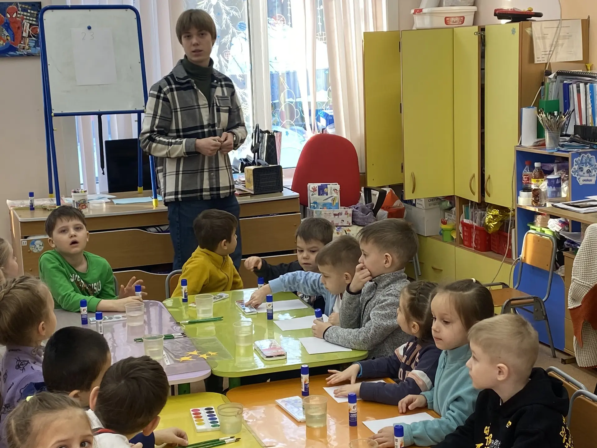 Учащихся педагогического класса 10 класса сегодня снова встречали маленькие воспитанники  МДОУ №3  Н