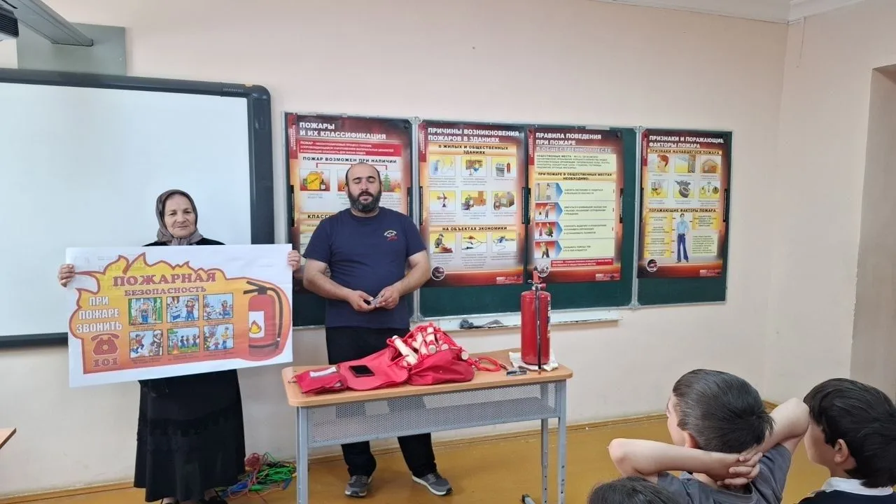 «Осторожно, огонь!»: Урок пожарной безопасности в лагере «Солнечный»
 В пришкольном лагере «Солнечны