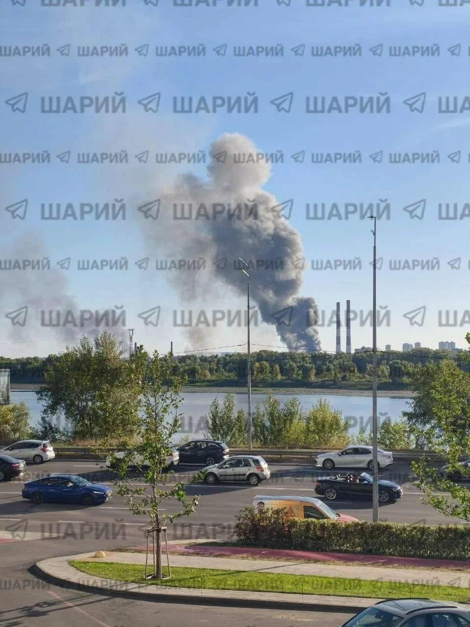 🔥 В разных районах Киева фиксируют новые возгорания в результате очередной атаки реакт...