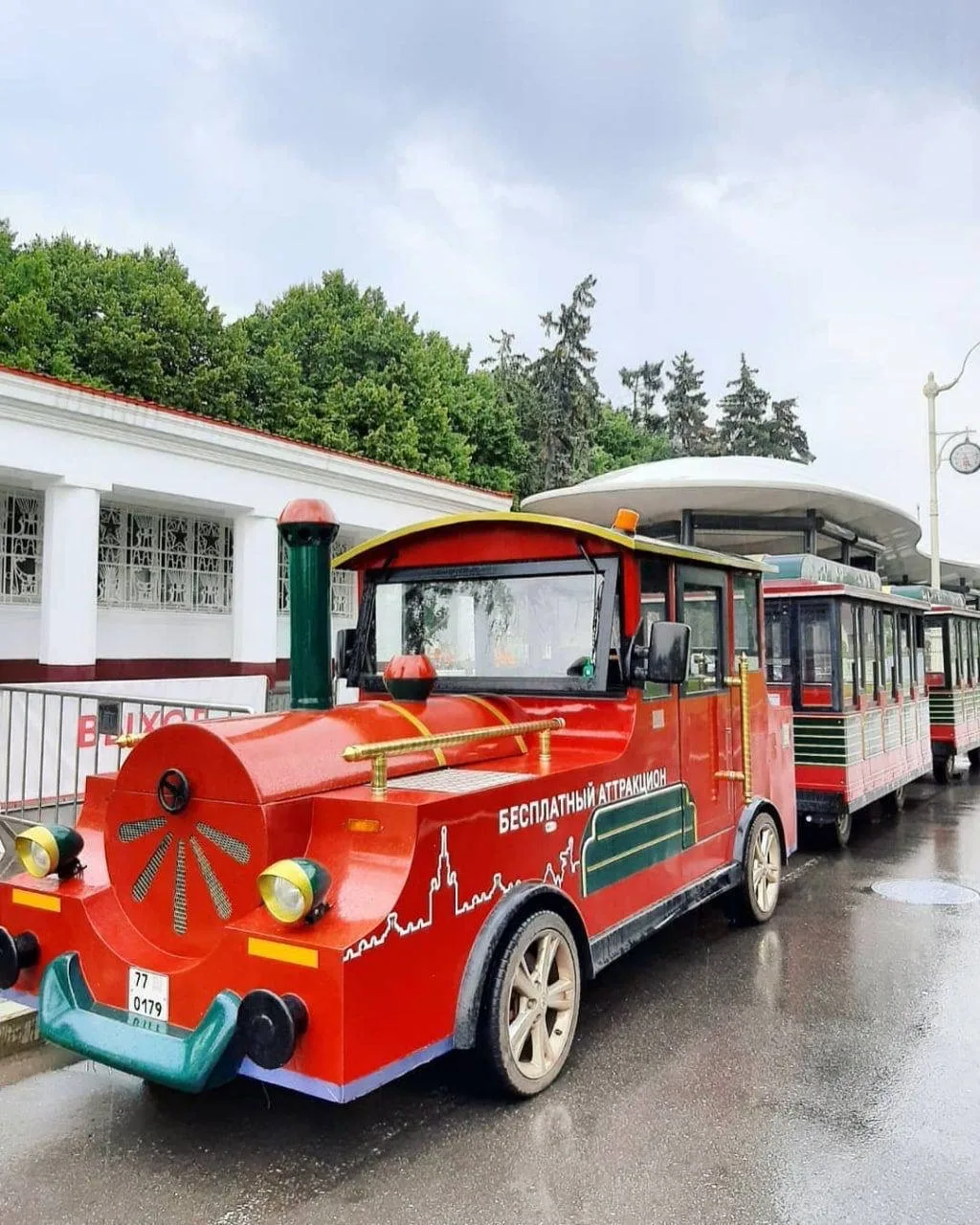 🚂 Бесплатная экскурсия на паровозике по ВДНХ