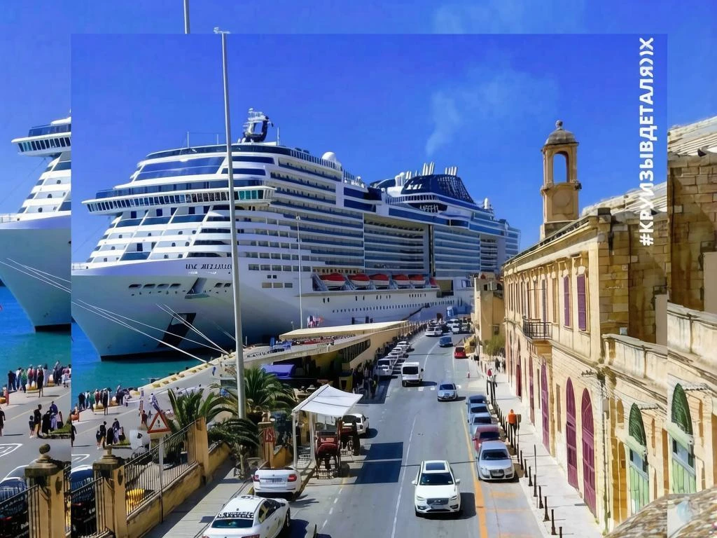 🛳️ ЗАБАВНЫЙ ФАКТ: палубы на борту новейшего лайнера MSC Belissima итальянской компании...