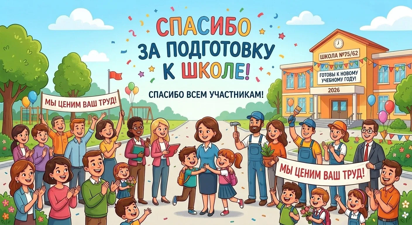 Выражаем огромную благодарность всем, кто в эти дни трудился над тем, чтобы наша школа ...
