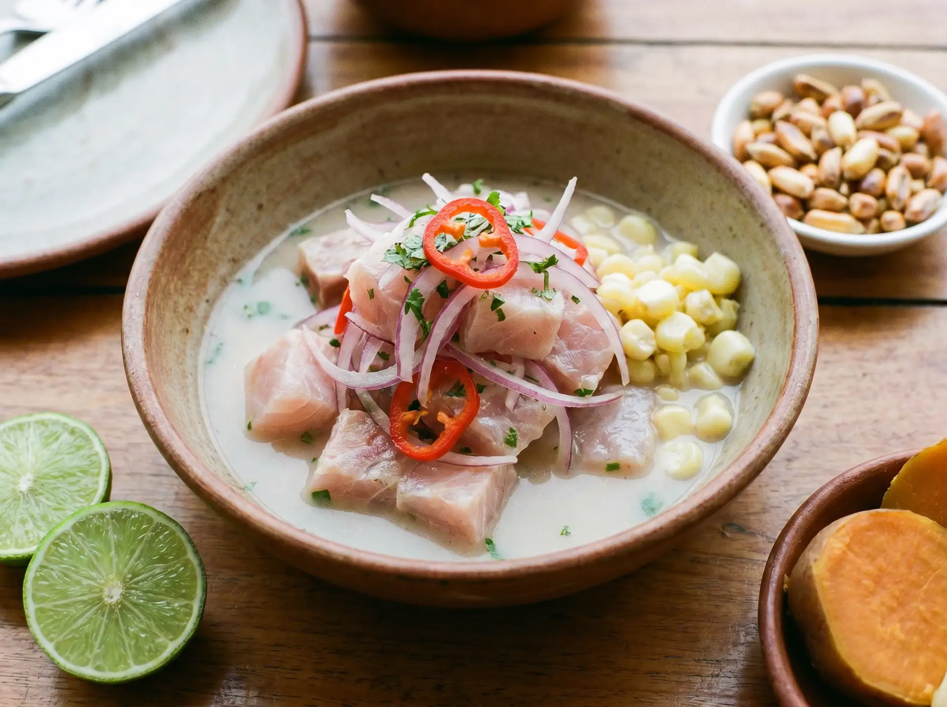 Перуанское Севиче — сырая рыба в лимонном соке 🐟🍋🇵🇪

«Сырая» рыба, которая готовится без огня. К