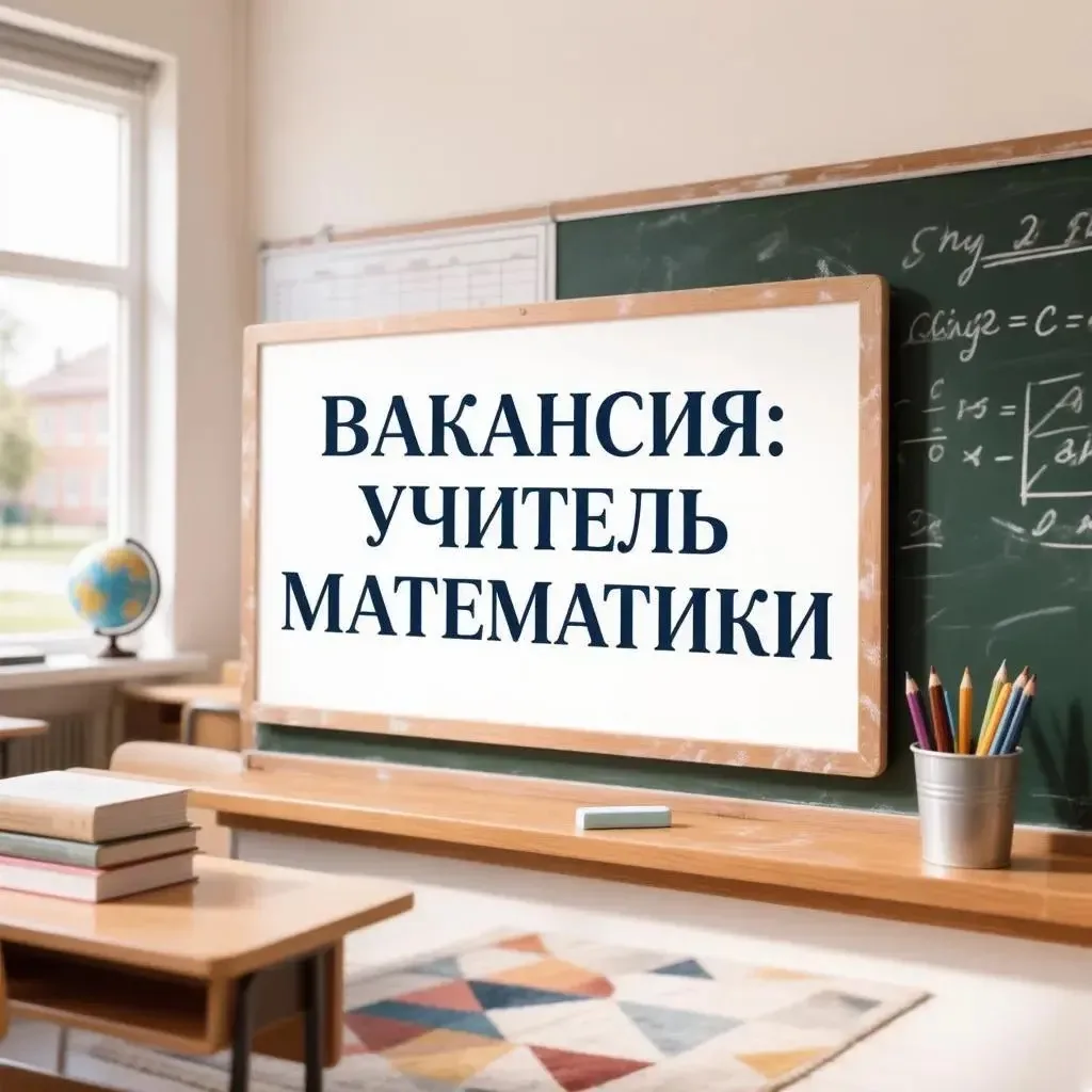 🎓 Вакансия: Учитель математики 🧮

📌Образовательное учреждение: МАОУ «Гимназия»
Мы ищем увлечённог