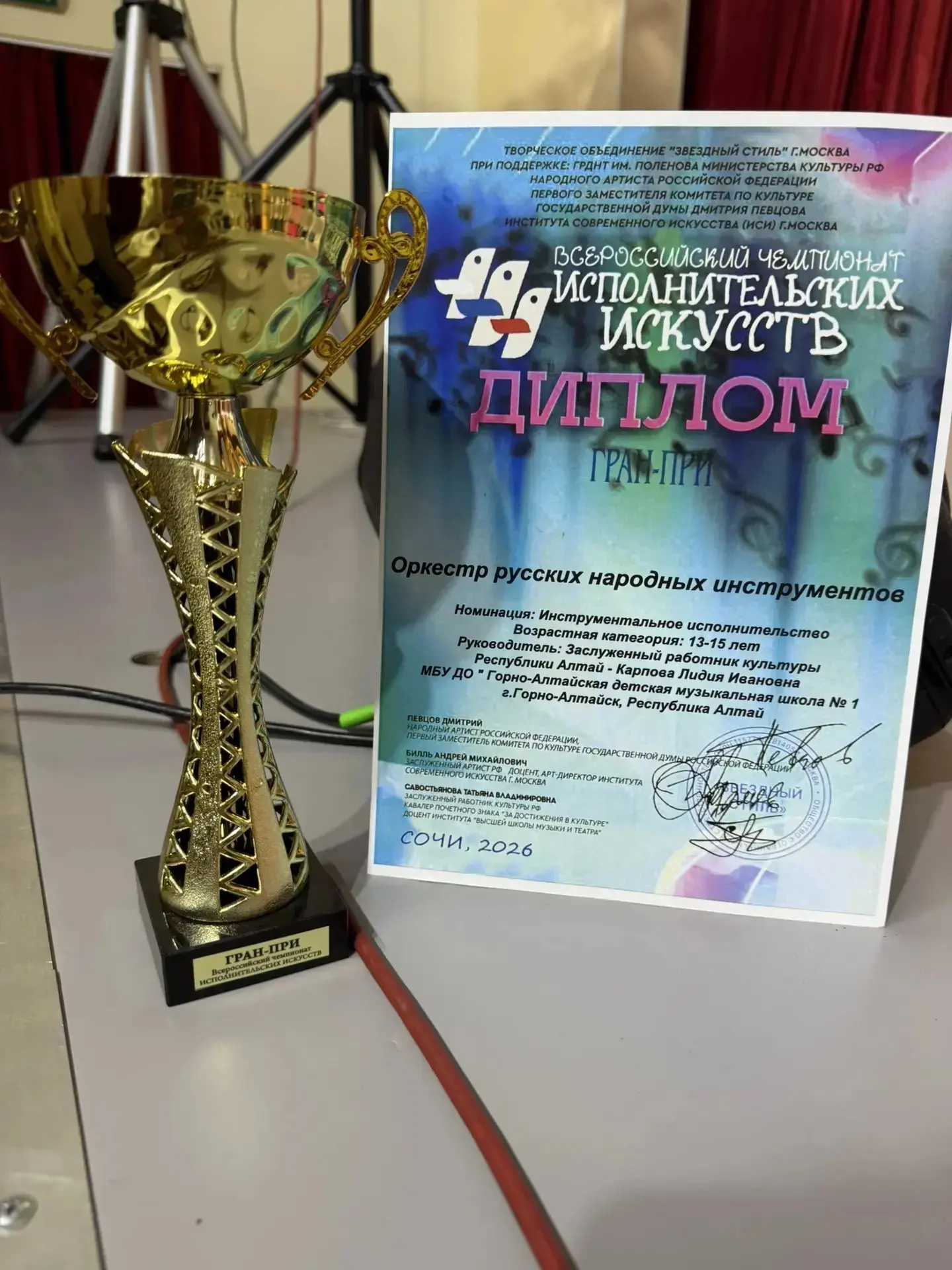 Онгудай | Горно-Алтайск | Майма | Чемал🏡

🏆 Творческая победа!

Оркестр русских народных инструмен