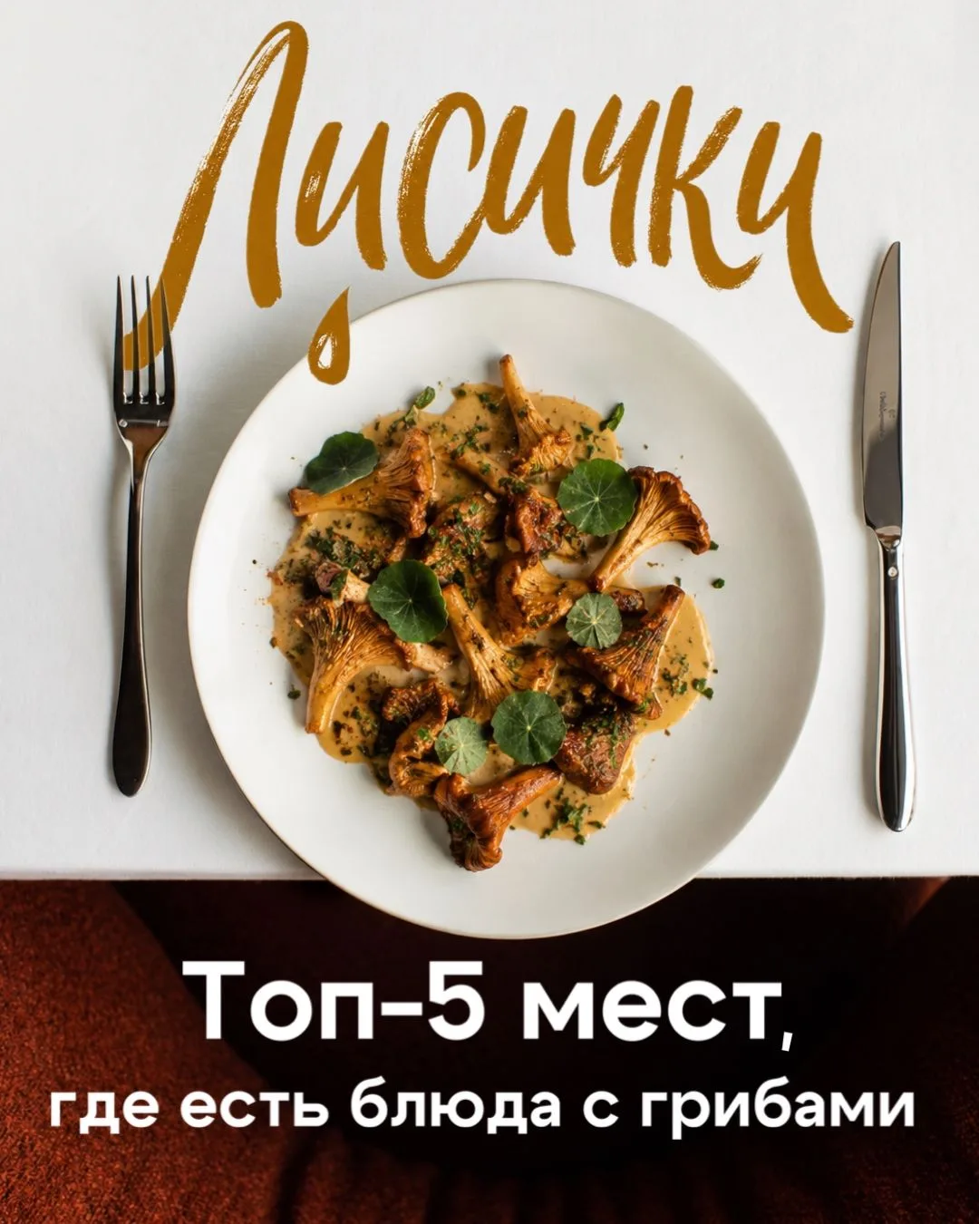Лисички уже в Петербурге — не только в лесах, но и в меню ресторанов🍄‍🟫