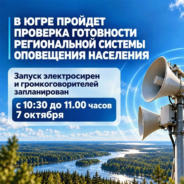 Нягань присоединится ко всероссийской штабной тренировке по гражданской обороне 🔊