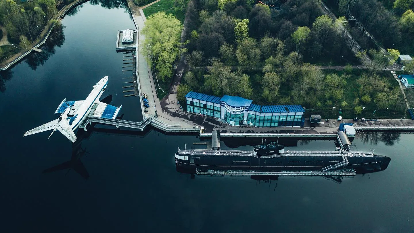 Музей ВМФ с высоты птичьего полёта ⚓