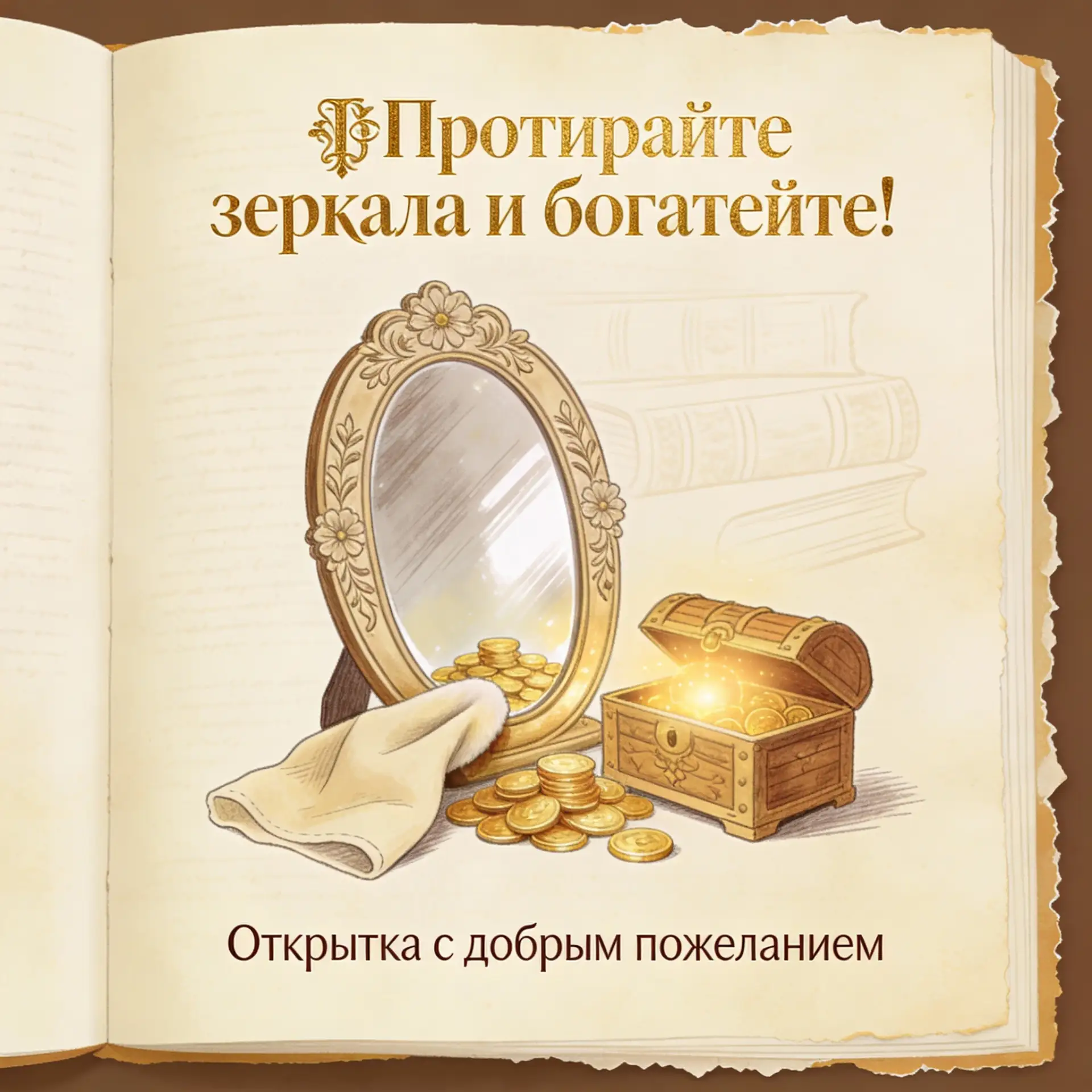 💰Протирайте зеркала и богатейте!

✅ ПРОТИРАЙ ЗЕРКАЛА В ЭТИ ДНИ:

• ВО ВТОРНИК - привлечёшь неожидан