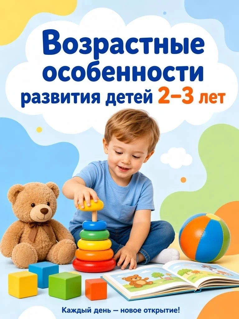Возрастные особенности детей 2-3 лет