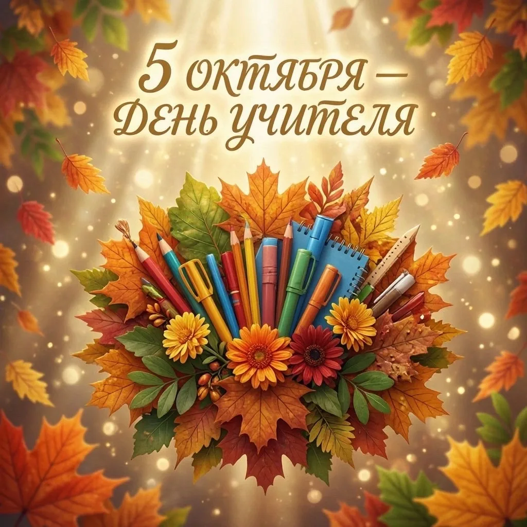 ✅5 октября — День учителя