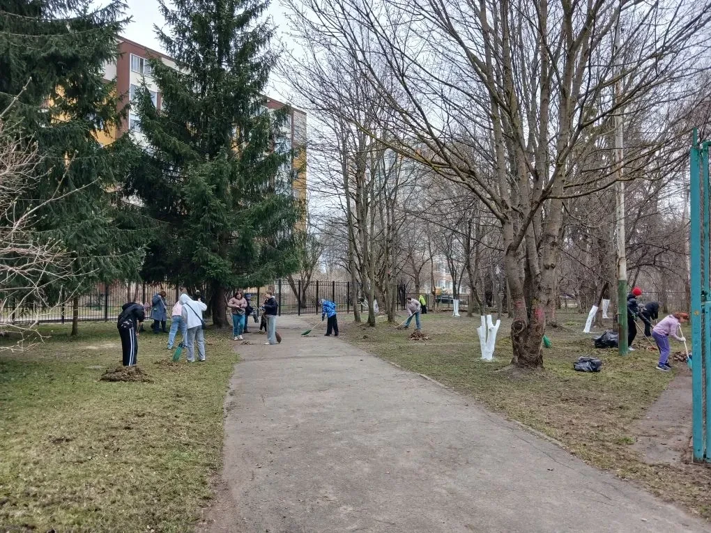 ❗️❗️ТРАДИЦИОННЫЙ ВЕСЕННИЙ СУББОТНИК В ШКОЛЕ❗️❗️Сегодня, 4 апреля 2026 г., на территории школы прошел