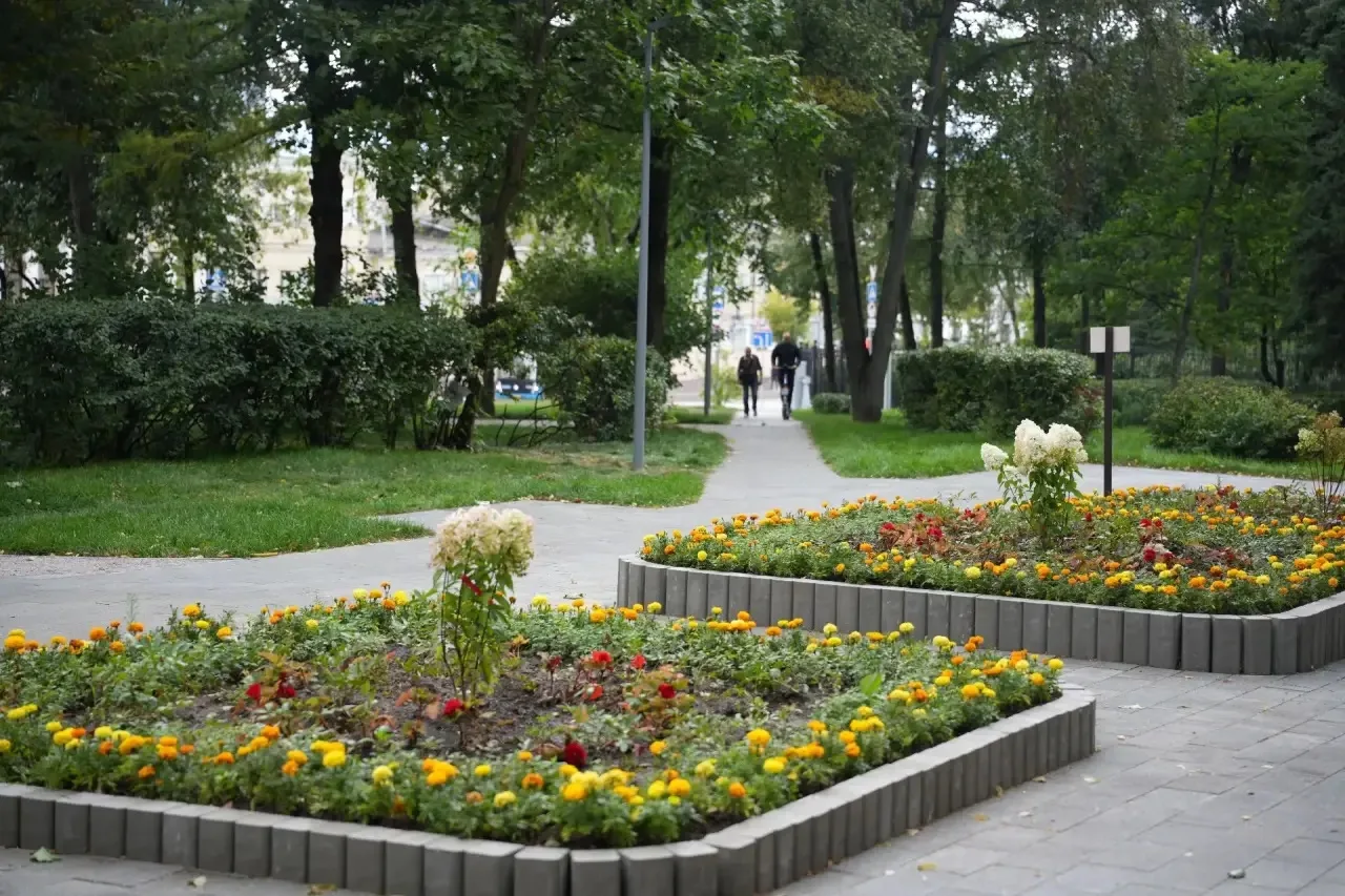 В Дорогомилове завершили благоустройство сквера у музея-панорамы «Бородинская битва»