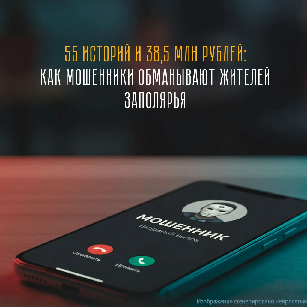🚨 55 историй и 38,5 млн рублей: как мошенники обманывают жителей Заполярья