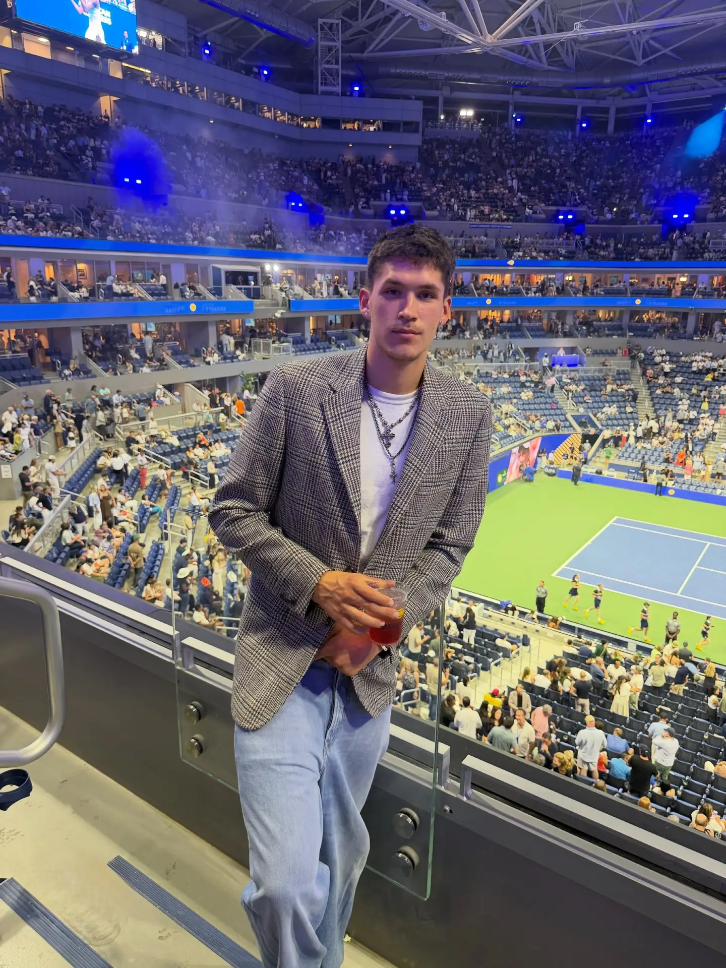 Свежие фото Егора с US Open. Наш слоняра хорошо проводит время в Нью-Йорке 😍