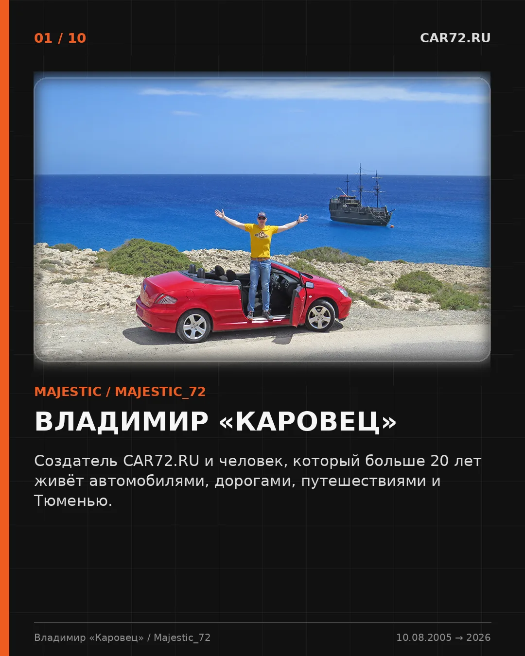 Сегодня ДР у сайта CAR72! 🎉  Зашёл в несколько различных нейросетей и попросил их напи...