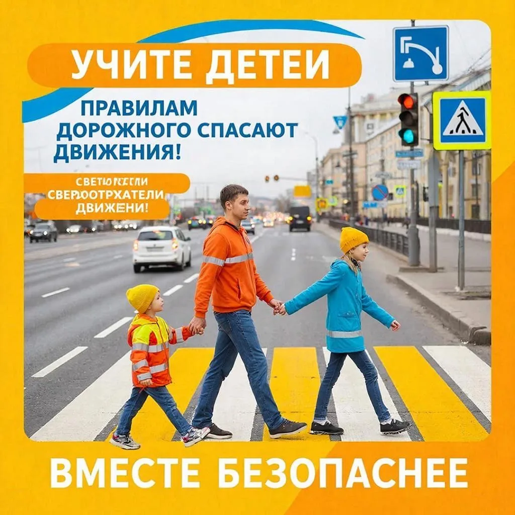 🚸 Памятка для родителей: как защитить ребёнка от дорожно-транспортных происшествий

Безопасность де