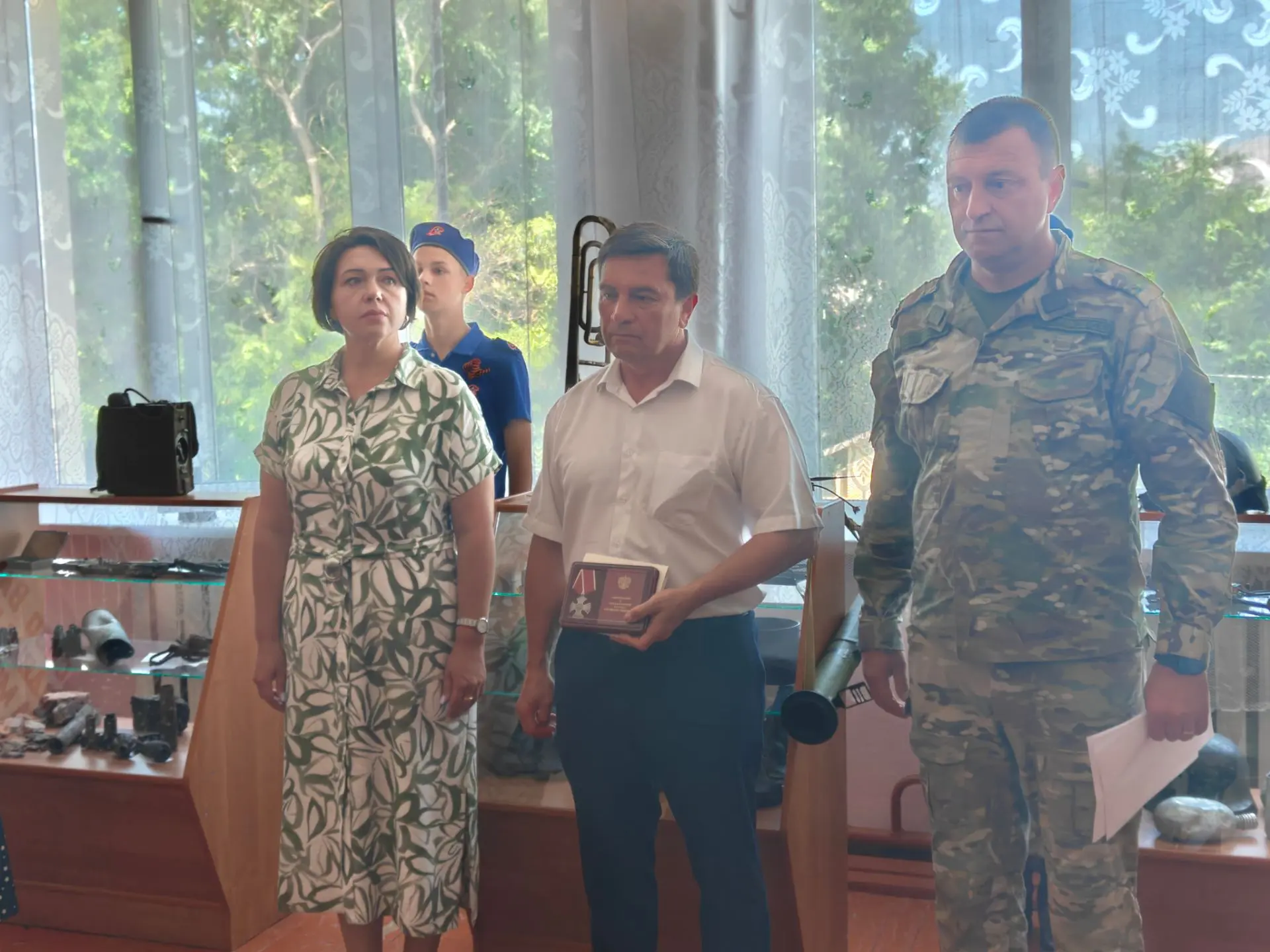 Сегодня в Казгулаке прошло торжественное мероприятие, посвященное вручению Ордена Мужества семье Ник