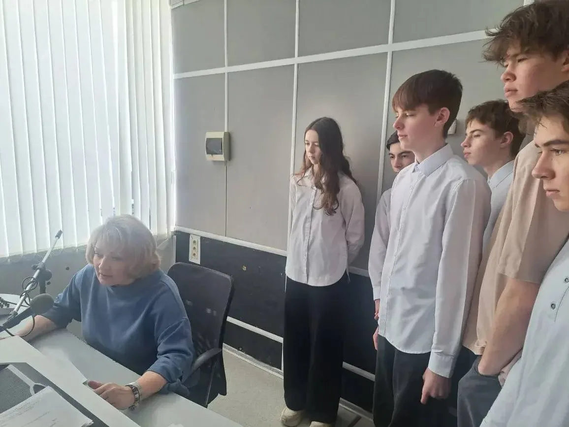 🎥Экскурсия на телевидение в рамках проекта «Билет в будущее» В рамках программы профориентации проек