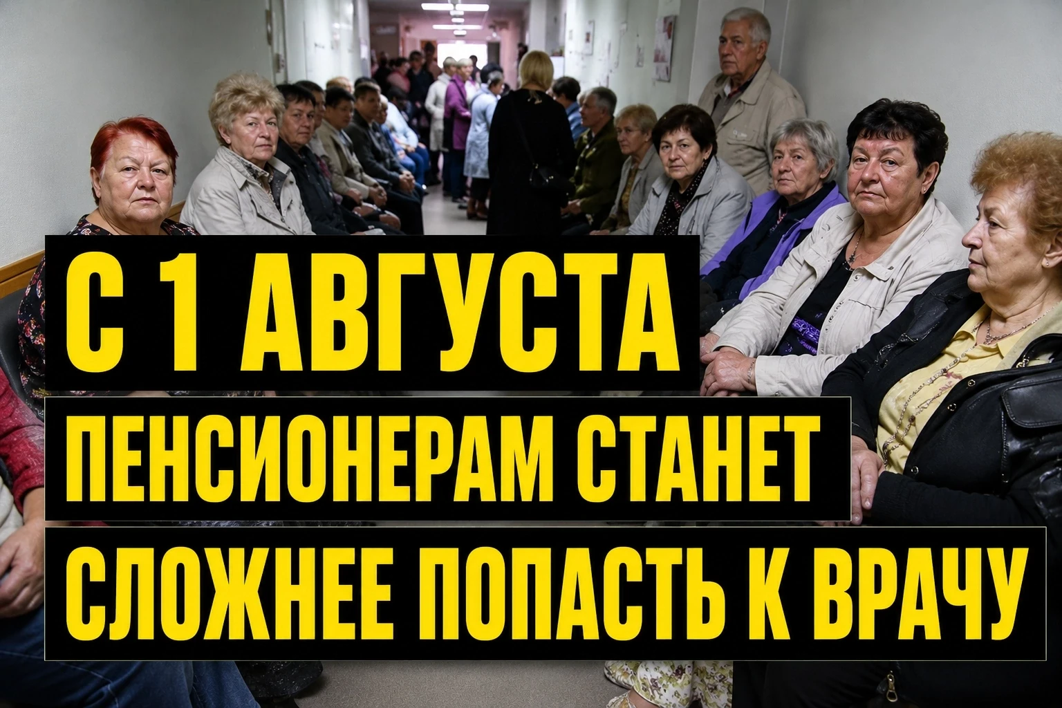 🚨 ПЕНСИОНЕРАМ СТАНЕТ СЛОЖНЕЕ ПОПАСТЬ К ВРАЧУ.

Дорогие подписчики, поликлиники всё активнее перевод