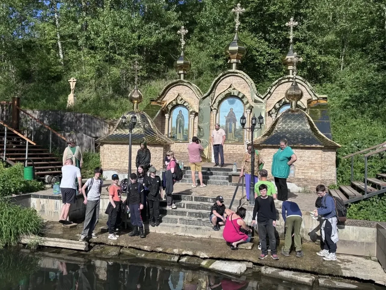 🏕️Ведём прямое включение из нашего похода  Туристы из 6А вместе с классным руководителем Игорем Влад
