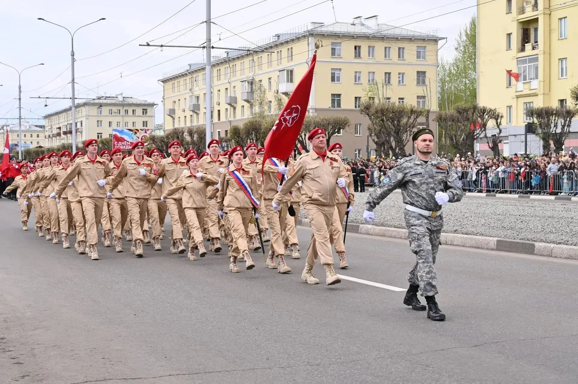 Парад Победы в городе Крассноярске!