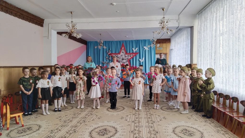 🕊В преддверии 9 Мая в нашем детском саду прошёл трогательный утренник, посвящённый Дню...
