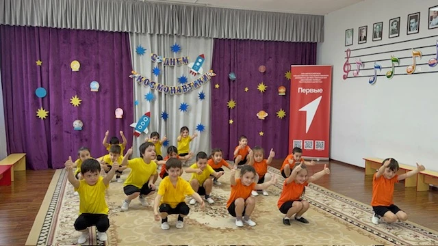 В МКДОУ "Детский сад "Солнышко" прошёл увлекательный спортивный досуг "Космические стар...