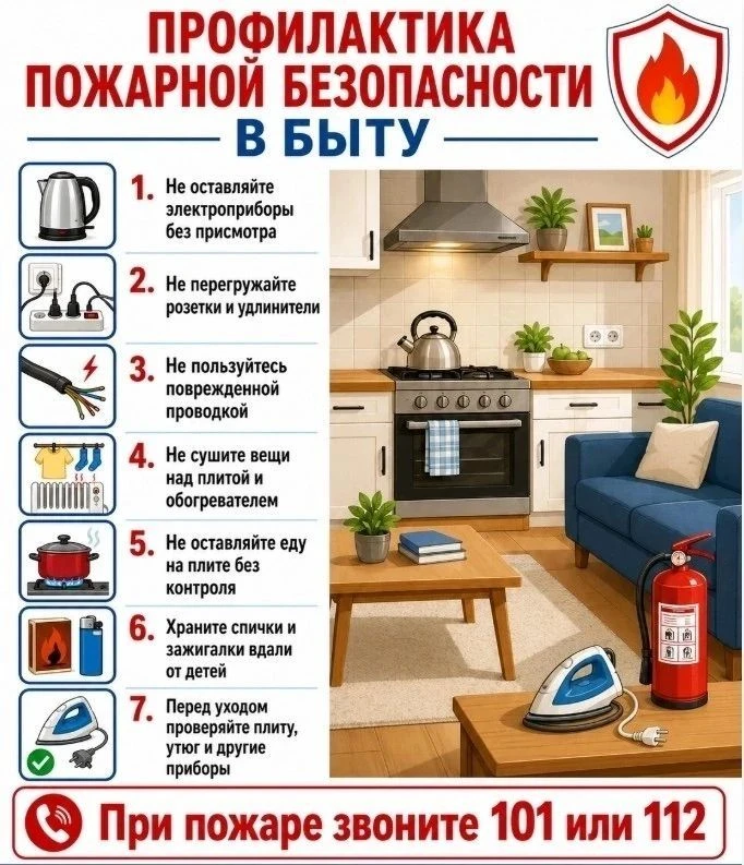 Пожарная безопасность в быту