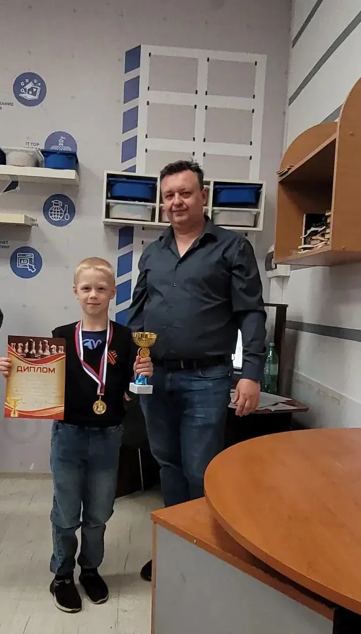 Гордимся нашими учениками! ♟🏆  8 мая в «Интеграле» прошёл турнир по шахматам, посвящённый Празднику 