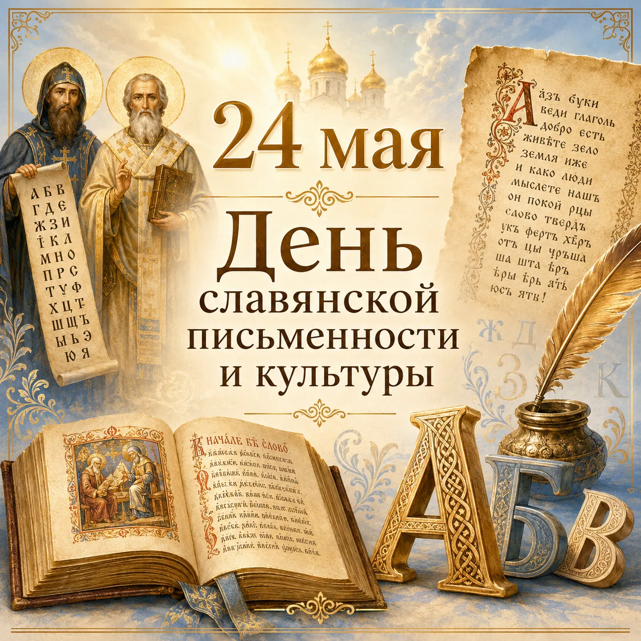 📚✨ 24 мая отмечается День славянской письменности и культуры!  В этот день мы вспоминаем святых равн