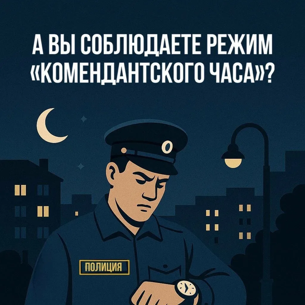 🔊Комендантский час🔊

Напоминаем, что в целях безопасности детей и профилактики противоправного пов
