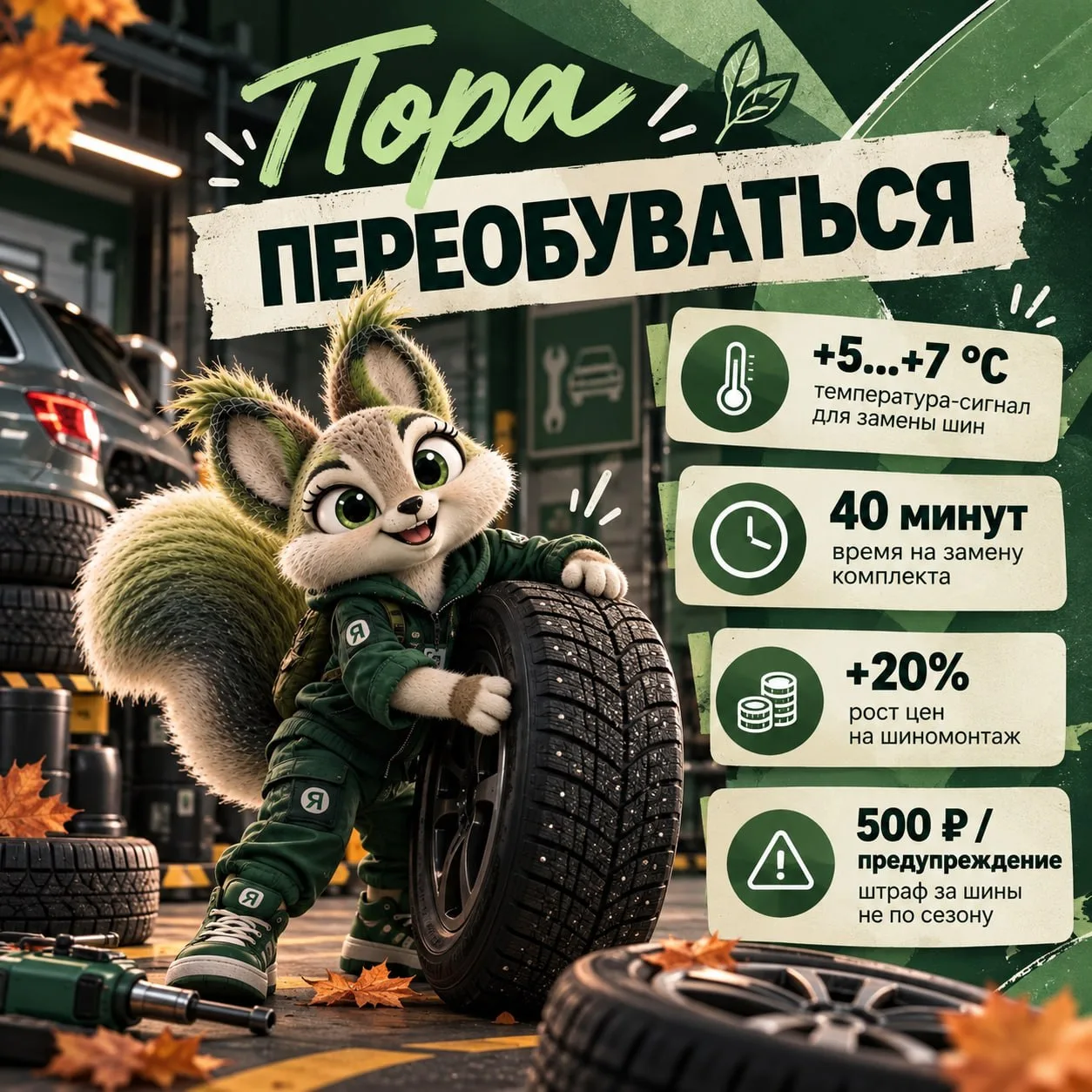 ❓ Когда вы меняете шины: по дате или по погоде?