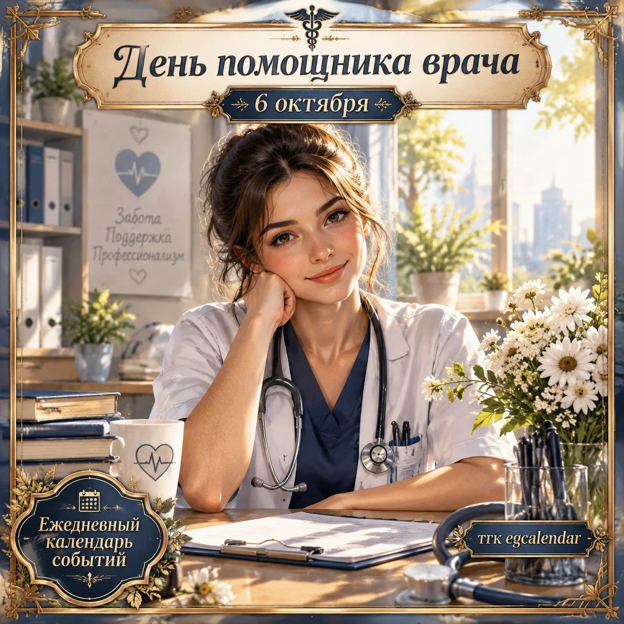 День помощника врача отмечают 6 октября.