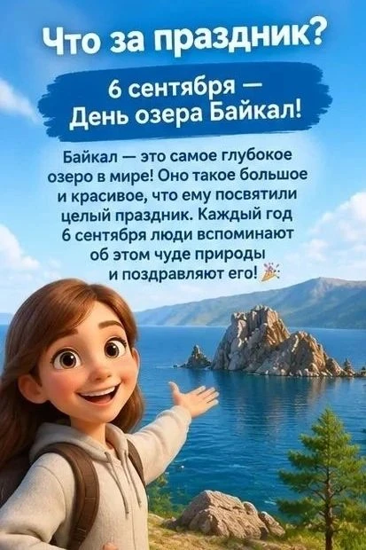 Дорогие подписчики! Сегодня день озера Байкал.