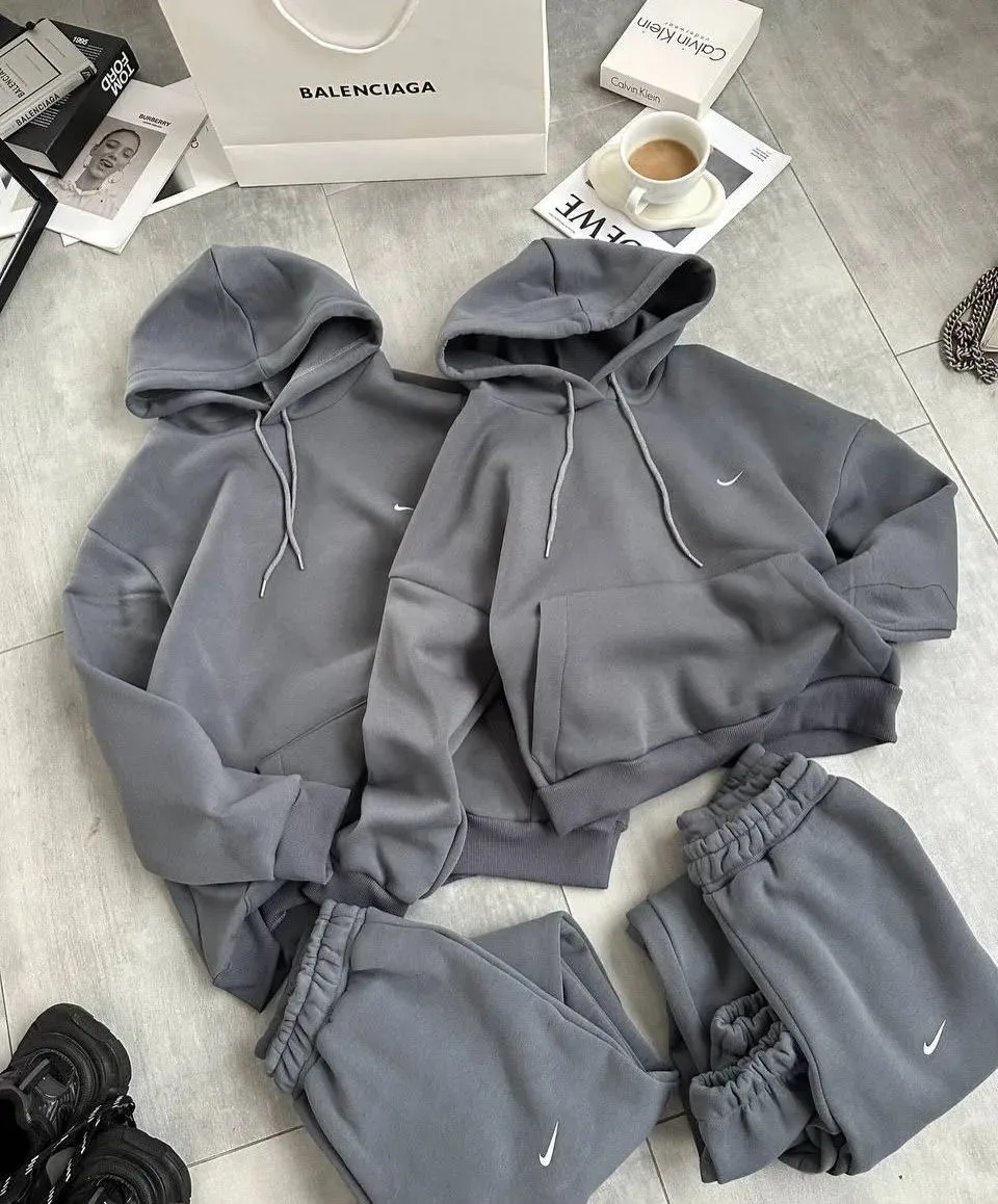 🔥 Парные костюмы Nike — тепло, стильно и на каждый день