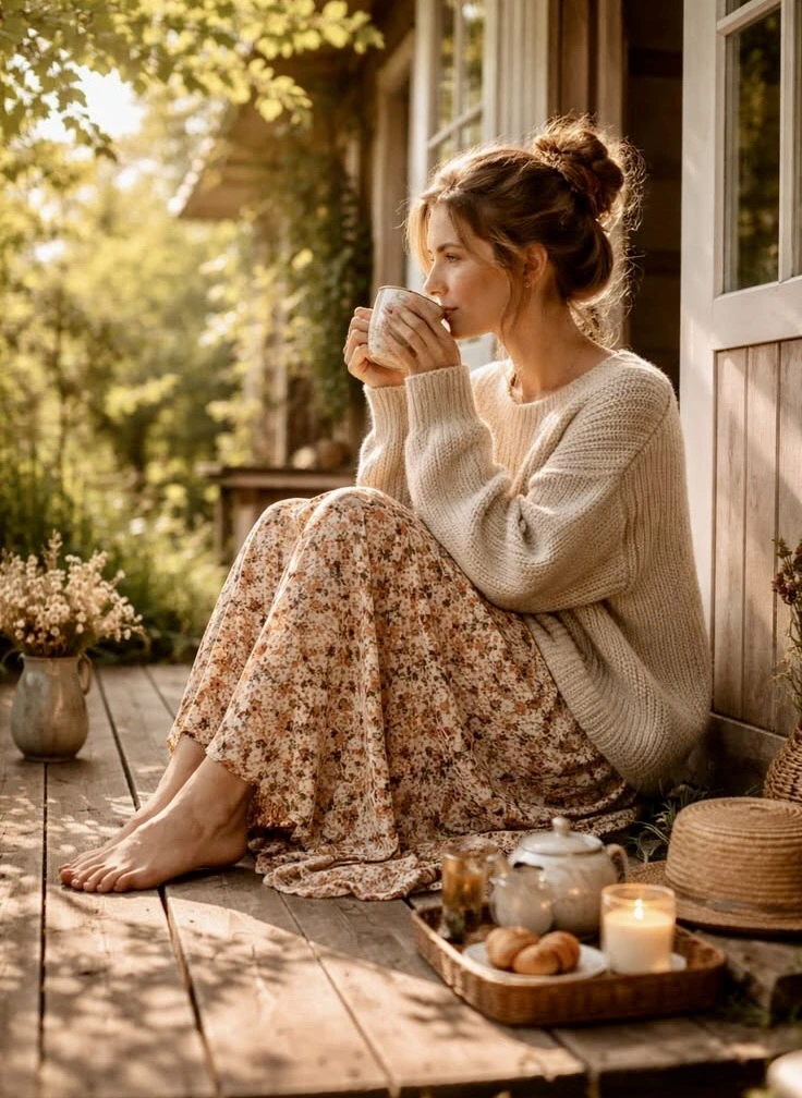 УЮТНЫЙ РАЗГОВОР С СОБОЙ… 🧡

Люблю одиночество. Летнее. Тихое... 
Вечерне-сверчковое. С небом в глаз