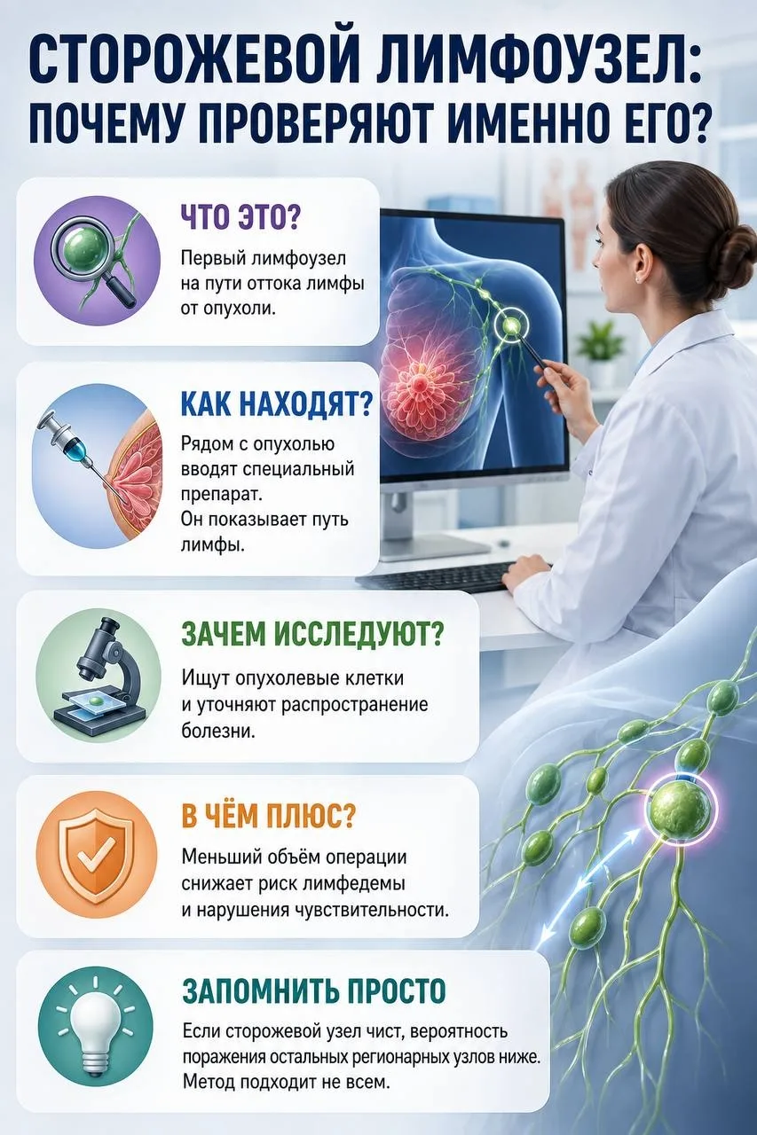 🛡 ЧТО ТАКОЕ СТОРОЖЕВОЙ ЛИМФОУЗЕЛ И ПОЧЕМУ ИЩУТ ИМЕННО ЕГО?