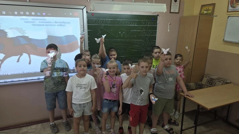 Творческая лаборатория «Голубь России» в "Гимназии «Шанс» г. Волгодонска.