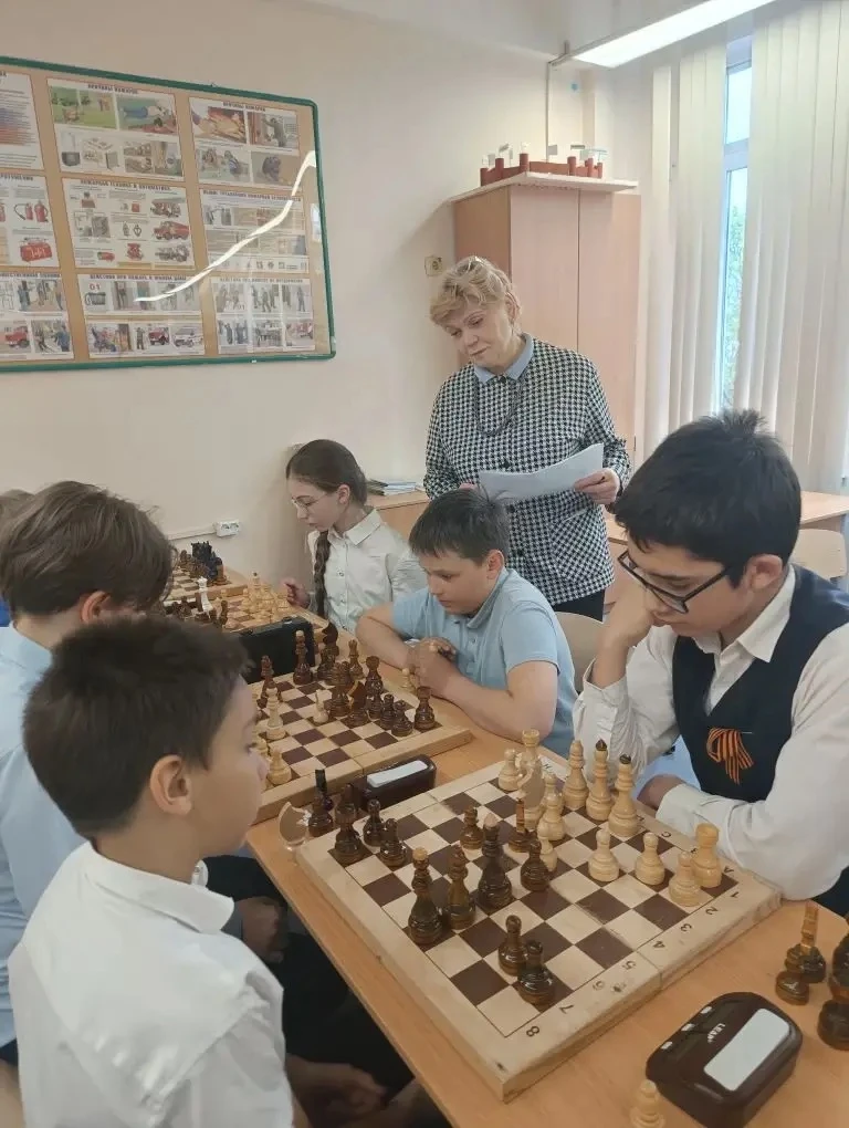 ♟️ 12 мая 2026 года в школе №644 состоялся товарищеский шахматный турнир, посвящённый Дню Великой По