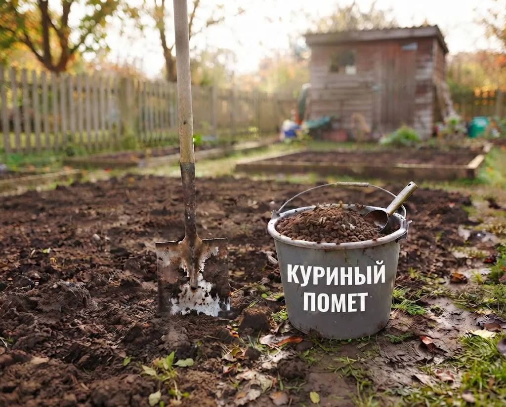 ❓Можно ли осенью рассыпать куриный помёт по участку, а весной перепахать?