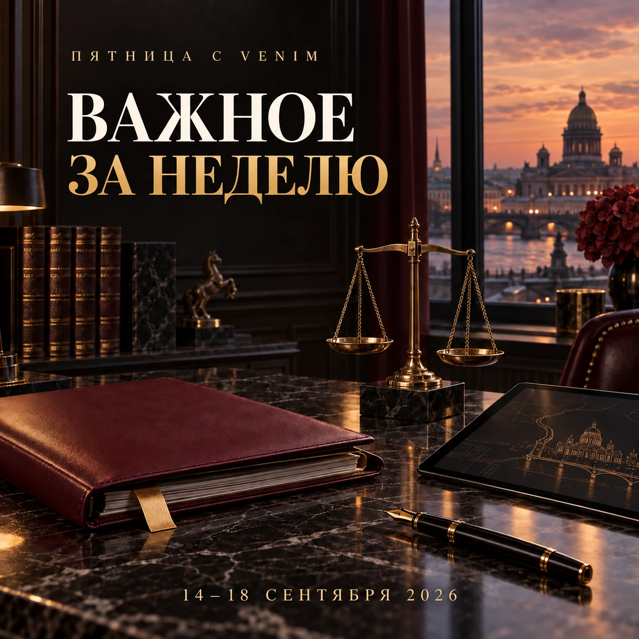 ⚖️ ВАЖНОЕ ЗА НЕДЕЛЮ | VENIM